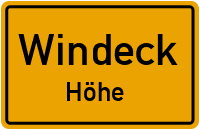 Römerstraße in WindeckHöhe