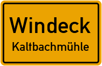 Kaltbachmühle in WindeckKaltbachmühle