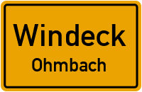 Straßenverzeichnis Windeck Ohmbach