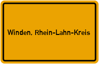 City Sign Winden, Rhein-Lahn-Kreis