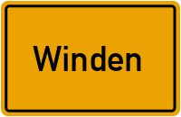 Gartenstraße in Winden