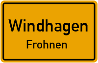 Straßenverzeichnis Windhagen Frohnen
