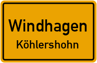 Sackstraße in WindhagenKöhlershohn