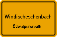 Straßenverzeichnis Windischeschenbach Ödwalpersreuth