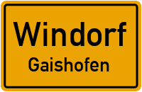 Straßen in Windorf Gaishofen