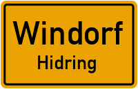 Straßen in Windorf Hidring