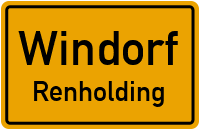 Straßen in Windorf Renholding
