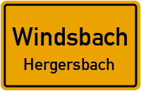 Hergersbach in WindsbachHergersbach