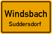 Straßenverzeichnis Windsbach Suddersdorf