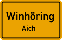 Straßenverzeichnis Winhöring Aich