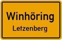 Straßen in Winhöring Letzenberg