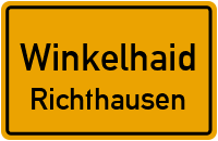 Straßen in Winkelhaid Richthausen
