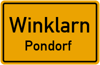 Straßen in Winklarn Pondorf