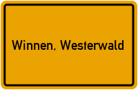 City Sign Winnen, Westerwald