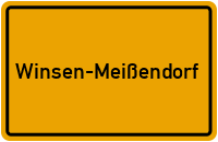 Ortsschild Winsen-Meißendorf