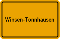 Ortsschild Winsen-Tönnhausen