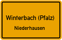 Flurstraße in Winterbach (Pfalz)Niederhausen