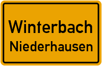 Wiesenstraße in WinterbachNiederhausen