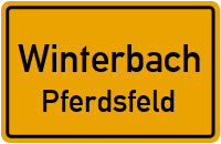 Rennweg in WinterbachPferdsfeld