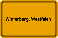 City Sign Winterberg, Westfalen