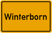 Fahrweg in Winterborn
