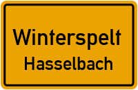 Elcherather Straße in WinterspeltHasselbach