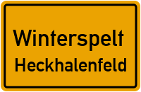 Talstraße in WinterspeltHeckhalenfeld