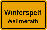 Brunnenweg in WinterspeltWallmerath