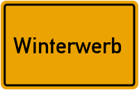 Alter Bahndamm in Winterwerb