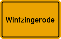Wintzingerode in Thüringen