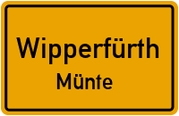 Gladbacher Straße in WipperfürthMünte