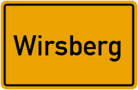 City Sign Wirsberg
