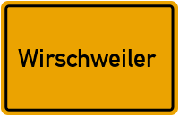 City Sign Wirschweiler
