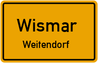 Straßen in Wismar Weitendorf