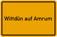 Inselstraße in Wittdün auf Amrum