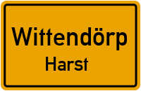 Harster Dorfstraße in WittendörpHarst
