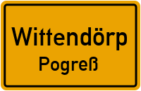 Pogreßer Dorfstraße in WittendörpPogreß