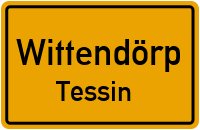 Tessiner Dorfstraße in WittendörpTessin