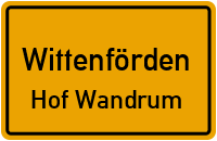 Gärtnereistraße in WittenfördenHof Wandrum