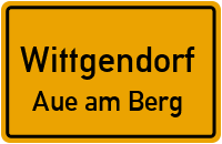 Ortsstraße in WittgendorfAue am Berg