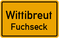 Straßenverzeichnis Wittibreut Fuchseck