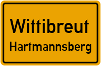 Straßenverzeichnis Wittibreut Hartmannsberg