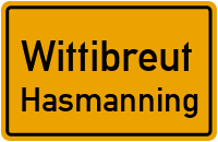 Straßenverzeichnis Wittibreut Hasmanning