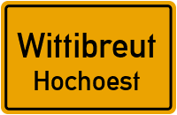 Straßenverzeichnis Wittibreut Hochoest