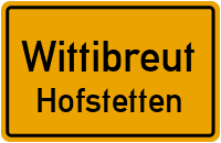 Straßenverzeichnis Wittibreut Hofstetten