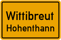 Straßenverzeichnis Wittibreut Hohenthann