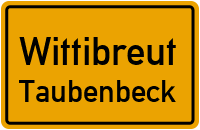 Straßenverzeichnis Wittibreut Taubenbeck