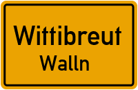 Straßenverzeichnis Wittibreut Walln