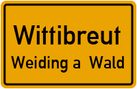 Straßenverzeichnis Wittibreut Weiding a. Wald