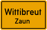 Straßenverzeichnis Wittibreut Zaun